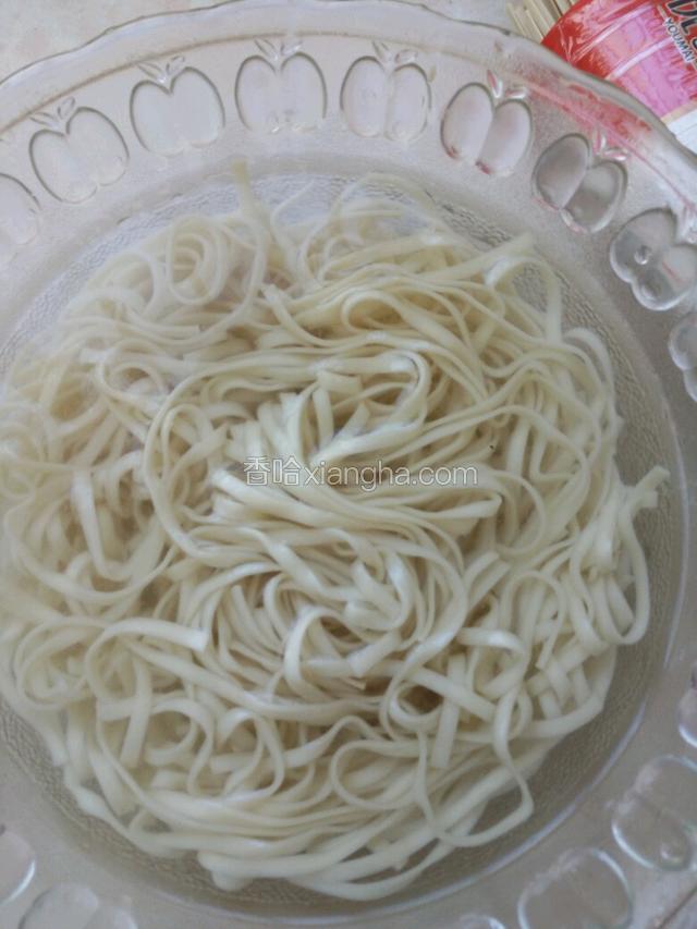 捞出后过一遍凉水