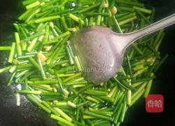 蒜毫炒腊肉的做法图解6