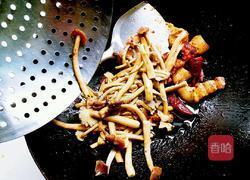 干锅茶树菇(无盐版)的做法图解10