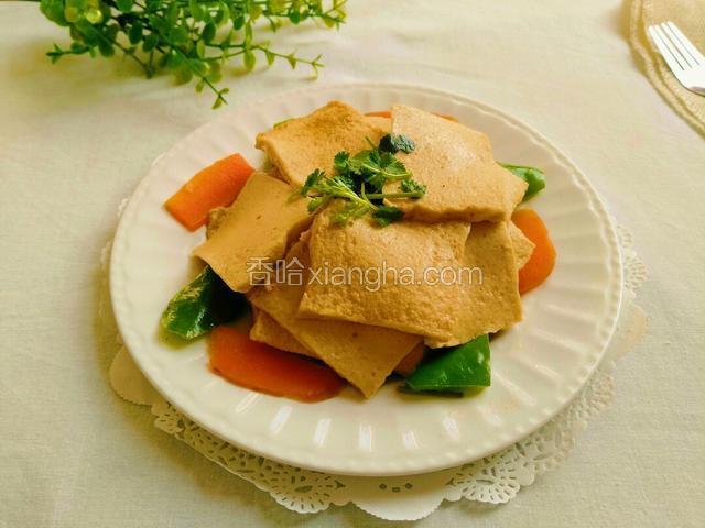  酱汁千叶豆腐