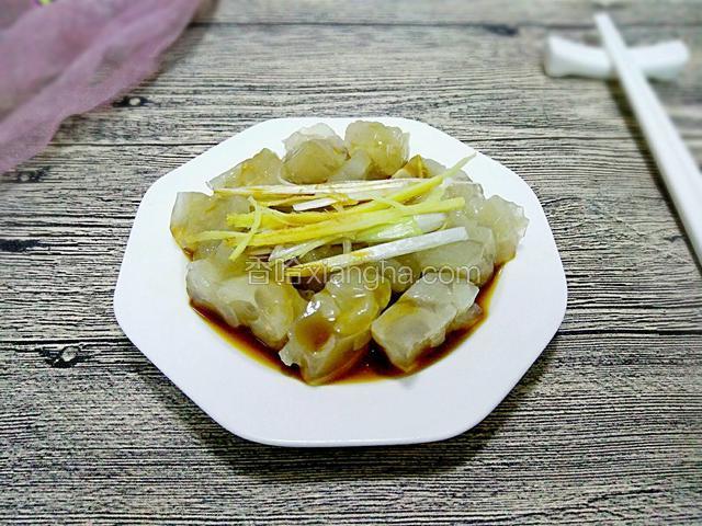 凉拌皮冻