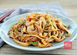 黑椒肉丝炒河粉的做法图解17