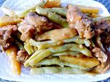 鸡腿炖豆角的做法[图]