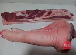 干豆角蒸扣肉的做法图解1