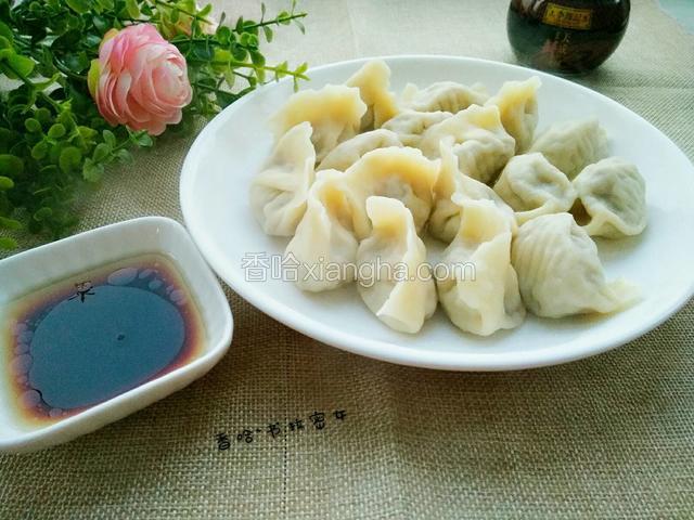 莲藕肉馅饺子