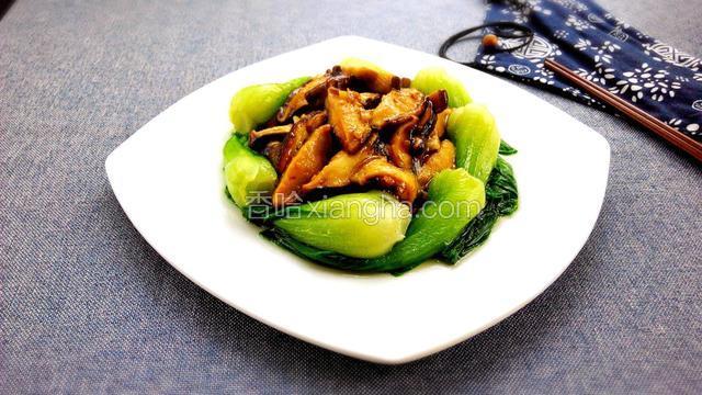 蚝油香菇油菜