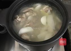 羊肚煲萝卜汤的做法图解10