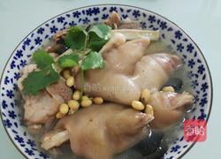 小黄豆炖猪脚肉骨头的做法图解10