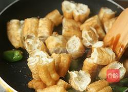 青椒炒油条的做法图解8