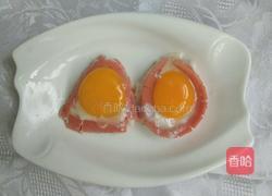 火腿煎蛋的做法图解3