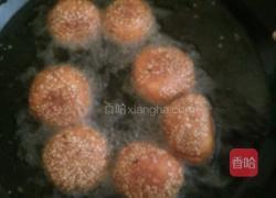 豆沙芝麻球的做法图解12