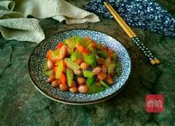西芹炝拌花生米的做法图解12