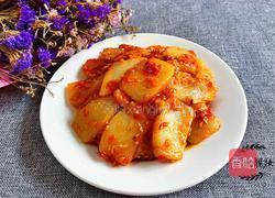 蒜蓉辣椒酱炒年糕的做法图解11