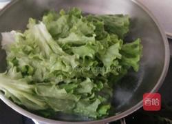 蒜末生菜的做法图解2