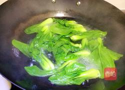 香菇扒油菜的做法图解5