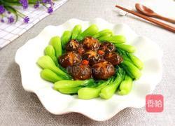 香菇扒油菜的做法图解13