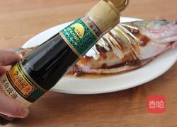 黄豆酱豉油蒸鲈鱼的做法图解10