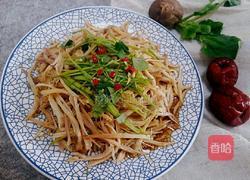 蒜苗鸡丝的做法图解6