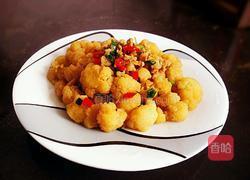 蒜苗肉末花菜的做法图解19