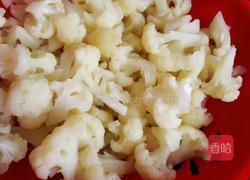 蒜苗肉末花菜的做法图解8