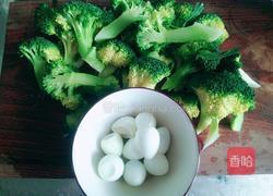 鸟巢(西兰花炒鹌鹑蛋)的做法图解1