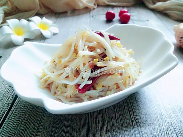 炝爆绿豆芽
