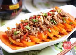 蒜蓉肉末蒸南瓜的做法图解12