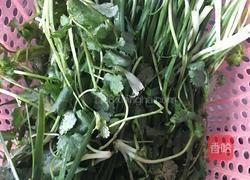 韭菜炒香菜的做法图解1