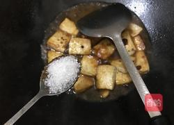 辣黄豆酱炒豆腐的做法图解6