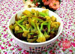 肉丝炒菜花的做法图解9