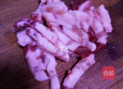 肉丝炒菜花的做法图解3