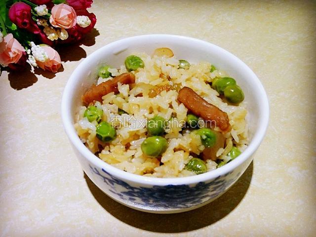 豌豆腊肉焗饭