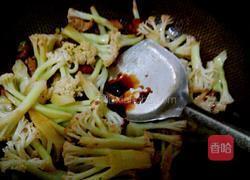 肉片炒花菜的做法图解8