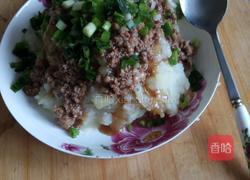 香葱肉末土豆泥的做法图解7
