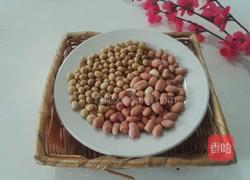 黄豆花生浆的做法图解1