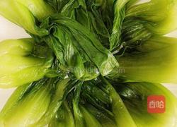 香菇油菜的做法图解4