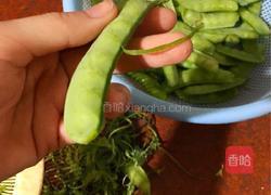 腊肉炒荷兰豆的做法图解2