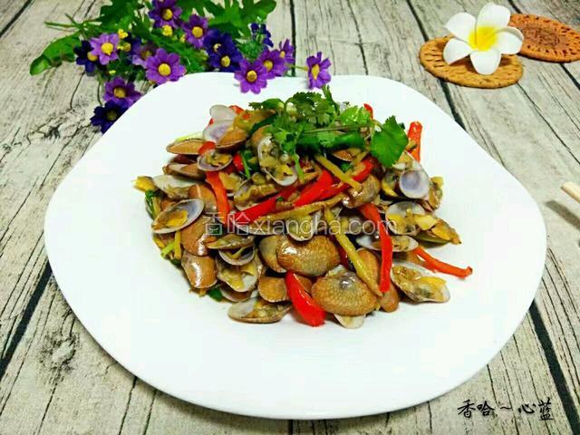 蚝油炒花蚬