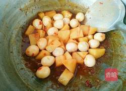 酱香土豆鹌鹑蛋的做法图解12