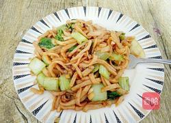 蚝油素炒面条的做法图解11