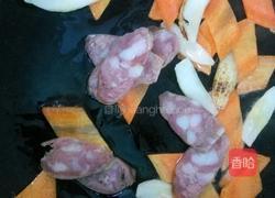 腊肠炒时蔬的做法图解6
