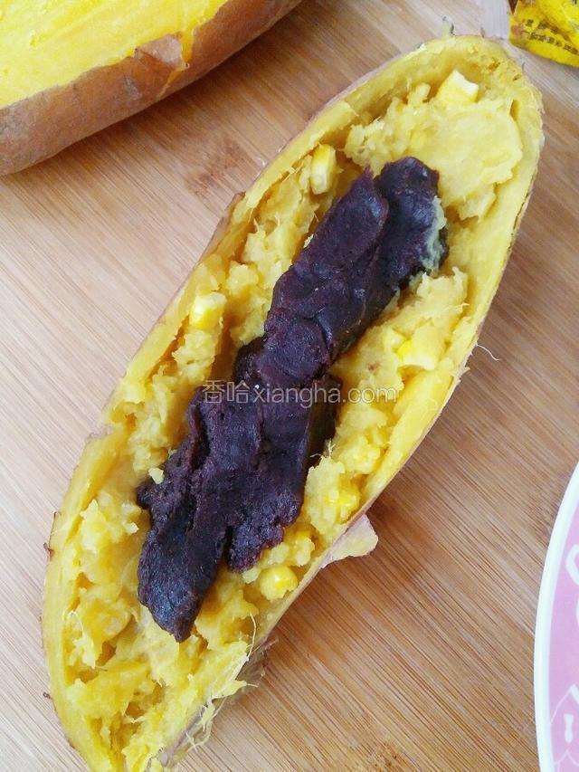 放豆沙馅（或你喜欢的）