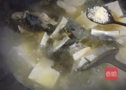 豆腐酸菜鱼的做法图解5