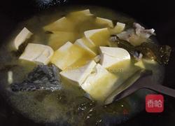 豆腐酸菜鱼的做法图解6