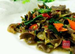 辣炒鸡肾的做法图解14