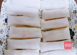 龙头鱼火腿春卷的做法图解6