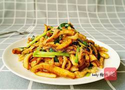 香干炒肉丝的做法图解12