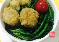 菠菜丸子汤的做法图解7