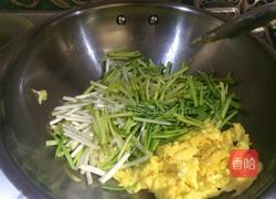 蒜苗炒土鸡蛋的做法图解6