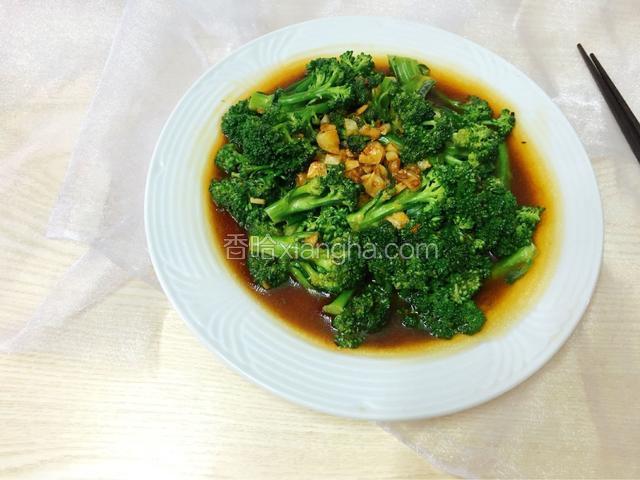 一道美味低脂的菜就做好啦